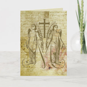 Angels Blessed Virgin Mary Symbol  Kaart