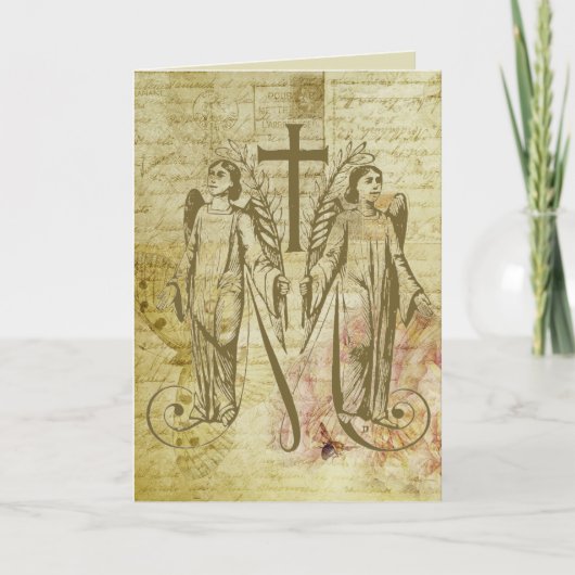 Angels Blessed Virgin Mary Symbool  Kaart (Voorkant)