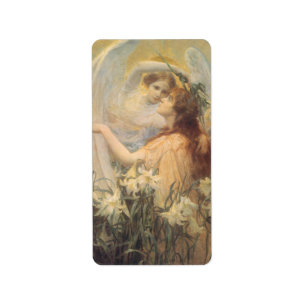 Angel's boodschap van George Swinstead, kunst Etiket