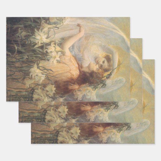 Angel's boodschap van George Swinstead, kunst Inpakpapier Vel (Set)