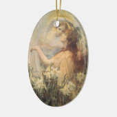 Angel's boodschap van George Swinstead, kunst Keramisch Ornament (Links)