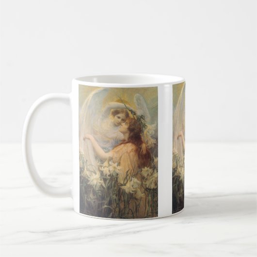 Angel's boodschap van George Swinstead, kunst Koffiemok (Links)