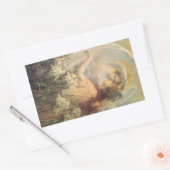 Angel's boodschap van George Swinstead, kunst Rechthoekige Sticker (Envelop)
