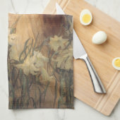 Angel's boodschap van George Swinstead, kunst Theedoek (Quarter Fold)