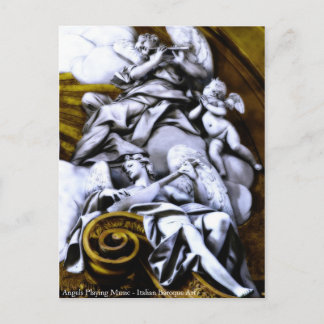 Angels Briefkaart Muziek afspelen