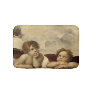 Angels Cherubs Raphael Santi Sistine Madonna Sweet Badmat