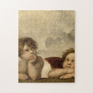 Angels Cherubs Raphael Santi Sistine Madonna Sweet Legpuzzel