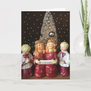 Angels & Choir Boys Sing Feestdagen Kaart