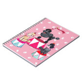 Angels Circus Poodle notebook van Gulliver Notitieboek (Linkerzijde)
