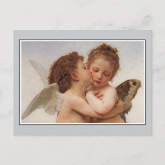 Angels, de eerste kus van Bouguereau Briefkaart (Voorkant)