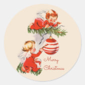 Angels Decoreren de kerstboom Stickers (Voorkant)