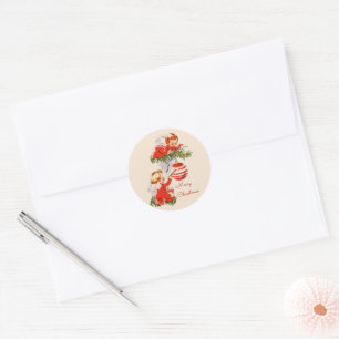 Angels Decoreren de kerstboom Stickers