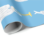 Angels die vliegen met gouden trompetten Christeli Cadeaupapier (Rol Hoek)