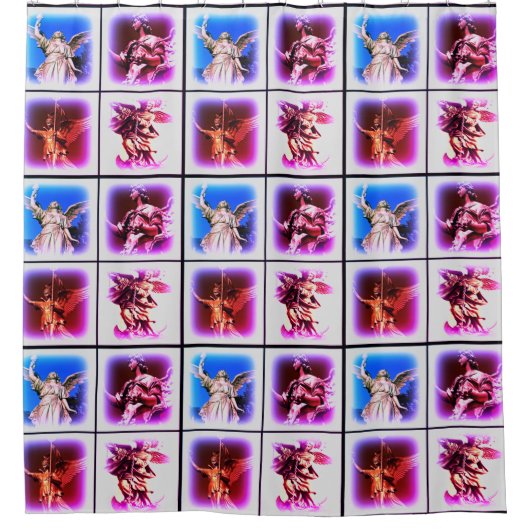  Angels Douchegordijn (Voorkant)