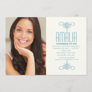 Angels Draag Paisley Foto Uitnodiging