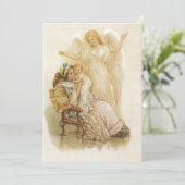 Angels en baby's kaart (Staand voorkant)