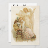 Angels en baby's kaart (Voorkant / Achterkant)