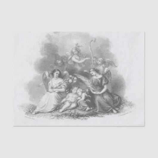 Angels en Cherubs Tissuepapier (Voorkant)