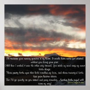 Angels en gedichten in de Sunset Poster