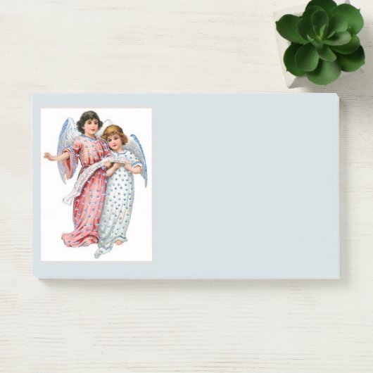 Angels En Pink Et Bleu Post-it Notes (Bureau)