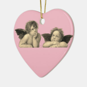 Angels Engel - Madonna Sixtina - Raphael - Raffael Keramisch Ornament