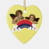 Angels Engel Raphael Regenbogen Keramisch Ornament (Rechts)