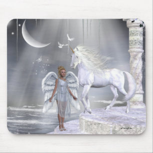 Angels Fae Unicorns Mousepad Muismat