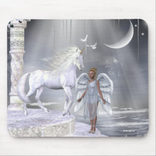 Angels Fae Unicorns Mousepad Muismat