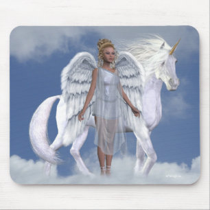 Angels Fae Unicorns Mousepad Muismat