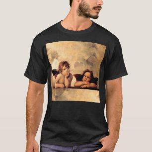 Angels Gift Raphael Cupid Cherubs Art Valentijn en T-shirt