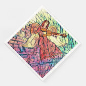 Angels Glas in lood Kijk Servet (Hoek)