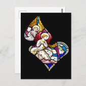ANGELS GLAS IN LOOD WINDOW BRIEFKAART (Voorkant / Achterkant)