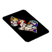 ANGELS GLAS IN LOOD WINDOW MAGNEET (Rechterzijde)