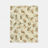 Angels Glittering Gold ID136 Fleece Deken (Voorkant)