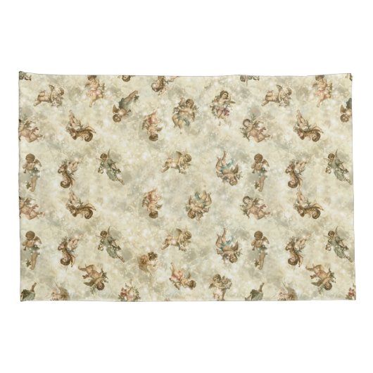  Angels Glittering Gold ID136 Kussensloop (Achterkant-Rechts)