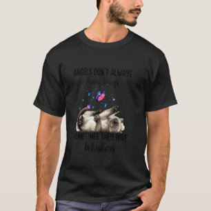 Angels hebben niet altijd een Wings Cat T-shirt