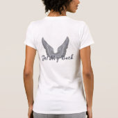 Angels heeft mijn rug t-shirt (Achterkant)