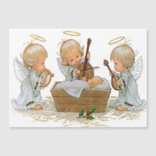 Angels in de Manger Card