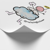 Angels in de wolken cadeaupapier (Hoek)