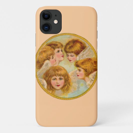 Angels in een gouden ringloop Case-Mate iPhone case (Achterkant)