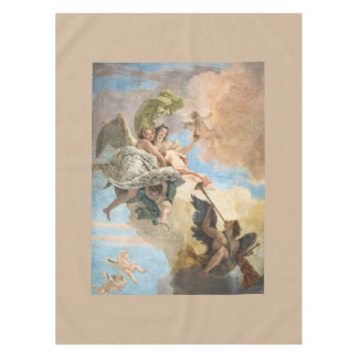 Angels in klassieke stijl geschilderd tafelkleed