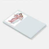Angels in roze en blauw post-it notities post-it® notes (Schuin)