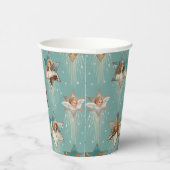  Angels in sterren met muziekinstrumenten Papieren Bekers (Rechts)