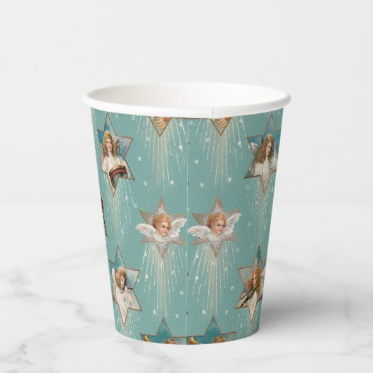 Angels in sterren met muziekinstrumenten Papieren Bekers (Rechts)