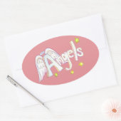 Angels Inspirerend Woord Kunst Sticker Decals (Envelop)