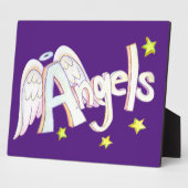 Angels Inspirerend Word Painting Poem Plaque Fotoplaat (Zijkant)
