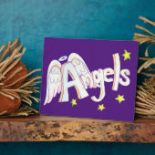 Angels Inspirerend Word Painting Poem Plaque Fotoplaat (Zijkant)