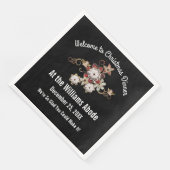 Angels, juwelen en mousserende bloemen Pop op zwar Servet (Hoek)