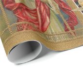 Angels Kerst Victoriaans Kaarten  Poses Cadeaupapier (Rol Hoek)