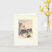 Angels kerstkaart Kaart (Gele Bloem)